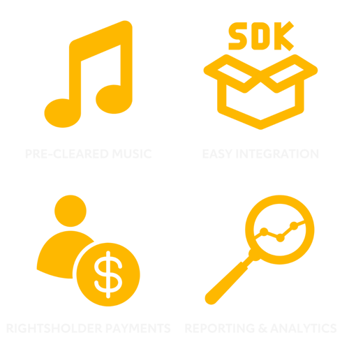 Adaptr Icons Representing Music Solutions